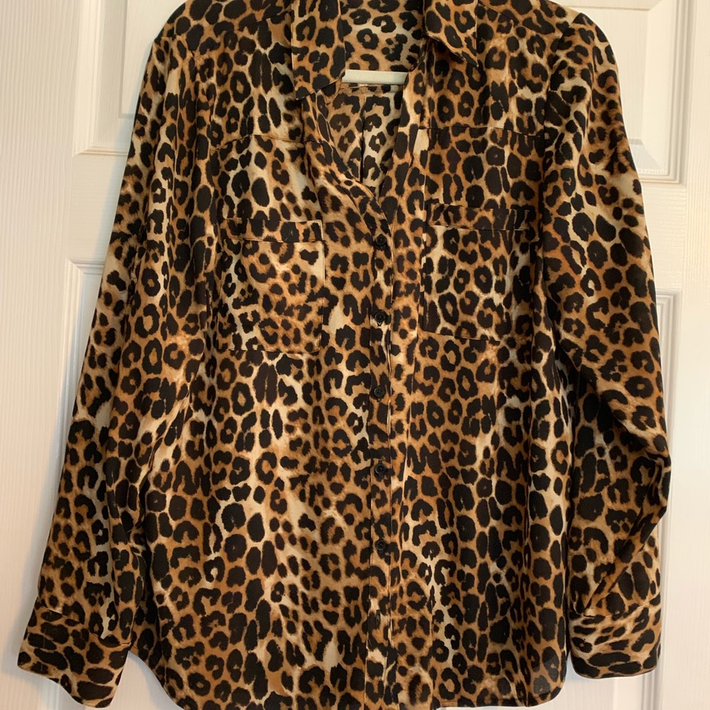 Express Leopard Blouse